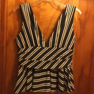 Low cut back and front classy blouse